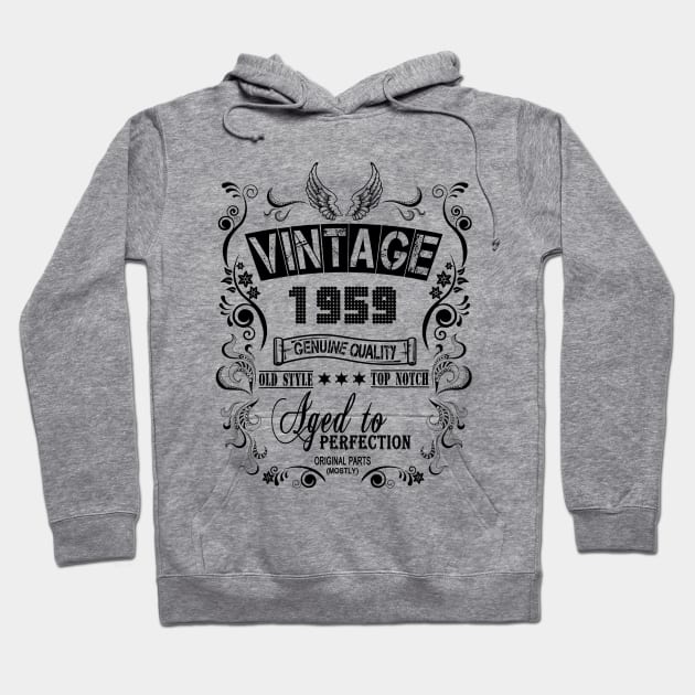 vintage 1959 Hoodie by Javacustoms